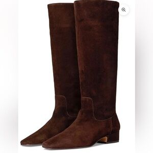 NWB Steve Madden Dantelle Brown Suede Leather Tall Women's Boots - 7 1/2
